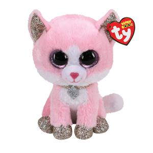 PELUCHE TY BEANIE BOOS FIONA GATO ROSADO REGULAR