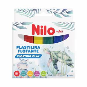 PLASTILINA FLOTANTE NILO X 6 UND