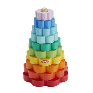 APILADOR FISHER PRICE ANILLOS MADERA X 10 PIEZAS