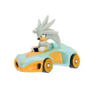 FIGURA SILVER VEHÍCULO SONIC THE HEDGEHOG DIECAST