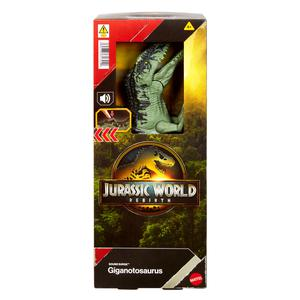 FIGURA GIGANOTOSAURUS JURASSIC WORLD REBIRTH CON SONIDOS