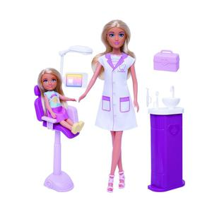 SET MUÑECA FASHION ANGIE CONSULTORIO DENTAL Y ACCESORIOS