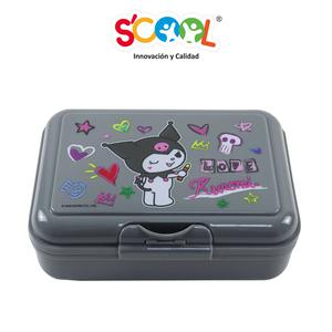 TAPER SCOOL PP BROCHE 600ML KUROMI