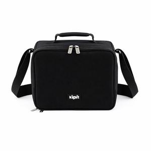 LONCHERA KIPIT COLOR NEGRO Y GRIS