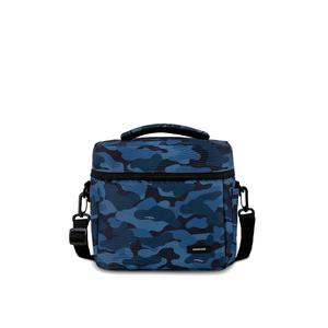 LONCHERA SAHIR GRANDE CAMUFLADO AZUL MARINO