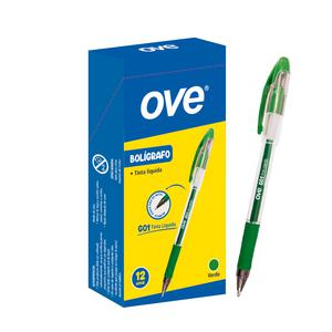BOLĂGRAFO OVE TINTA LĂQUIDA GO1 VERDE X 1 UND
